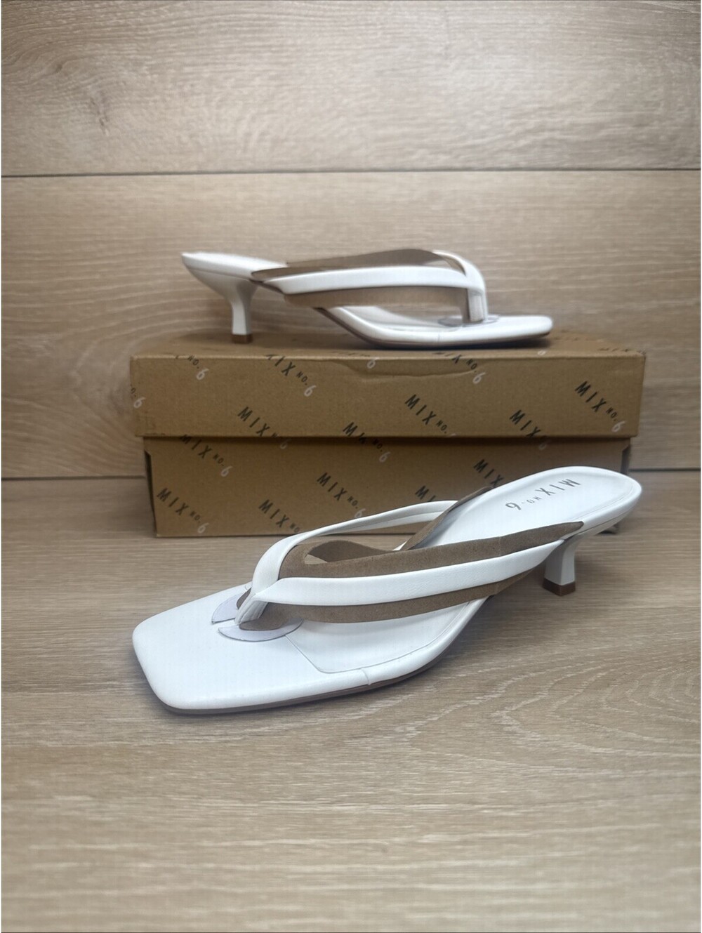 Mix No. 6 Janissa Sandal White Woman Size 7 M